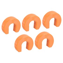 sourcing map 5Pcs 3/8 Inch Disconnect Clip for Easily Removing Push-fit Fitting U-Shaped Clips Fitting Slip Removal Tools for Push to Connect Brass Plumbing Fittings