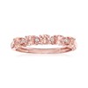 Ross-Simons 0.50 ct. t.w. Morganite Ring With Diamonds in 18kt
