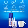 MITREAPEL CA Glue with Activator Kit 2x3.5oz-2x13.5fl oz Instant Bond