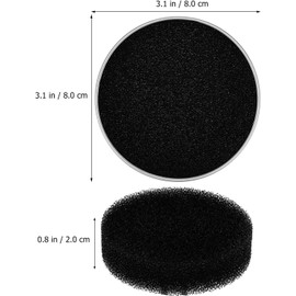 Juego de Esponjas Limpiadoras de Brochas de Maquillaje 3 Piezas, Esponjas de Poliuretano para Limpieza en Seco, con Núcleos de Repuesto, Portátil y Práctico para Cuidado Facial