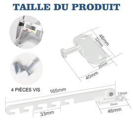 Window Stop, Window Stopper, Tilt Protection Window Cat, Window Stopper, Window Latch for Adjusting the Window Opening (White)