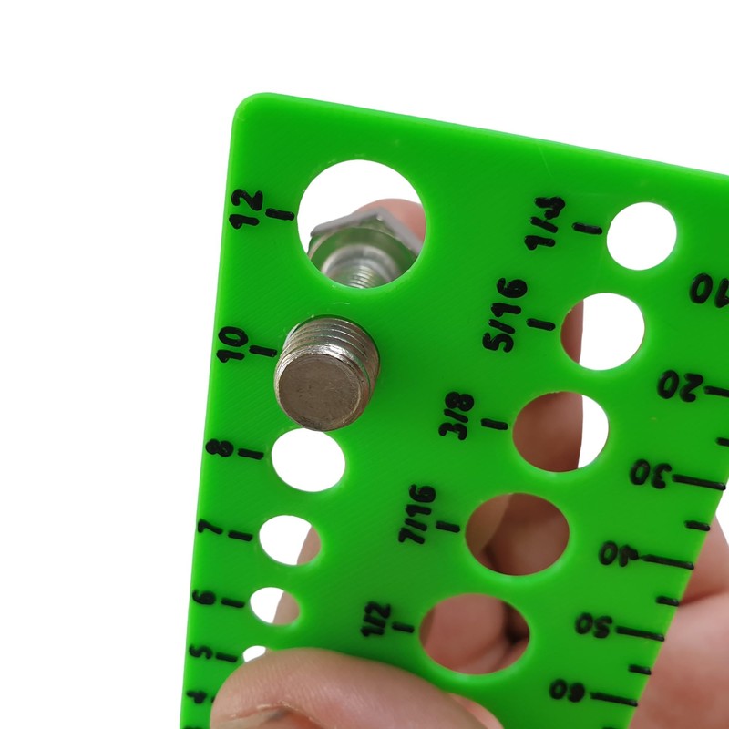 Bolt Diameter measuring tool handy credit card size