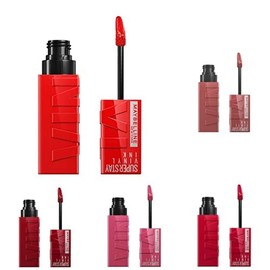 KIT 5 LABIALES SUPERSTAY VINYL INK DE MAYBELLINE NY                                                                                                   