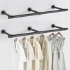2 Pack Clothes Rack for Hanging Clothes, Heavy Duty Round