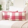 OTOSTAR Set of 2 Classic Buffalo Check Plaid Throw Pillow