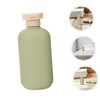 Gatuida 3pcs Portable Travel Shampoo Bottles Lightweight Leakproof Containers with