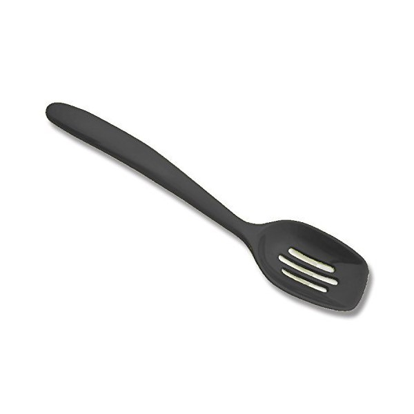 Gourmac Mini Black Melamine Slotted Spoon