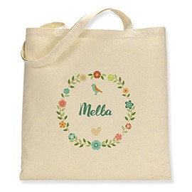 Simply Wallart Make it Love it Sell It - Floral Melba - Canvas Tote Bag, Double Sided