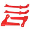 4Pcs Safety Woodworking Protective Hand Saw Plastic Push Sticks Tool