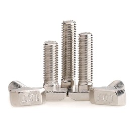 CONPHERON Pack of 10 Hammer Head Screws M8 x 40 mm European Standard T-Screws for Aluminium Profile 20/30/40/45 Series