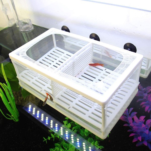 SENZEAL Aquarium Net Spawning Container Fish Insulation Breeding Tank Incubator