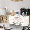 Yhtrg Mental Health Gifts Wooden Pen Pencil Holder for Desk,