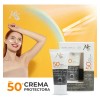 Crema Protectora Piel Muy Sensible 50+ Spf Rostro. Mc Life