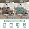 TAOCOCO Recliner Loveseat Cover with Middle Console Sofa slipcover, Stretch
