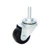yu-ei Screw Castors Flexible Car 65 Diameter Hard Rubber Wheel Pitch 1.75 st65rhm1235