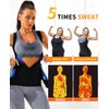 LMCOB Sauna Vest for Women Sauna Waist Trainer Vest Workout