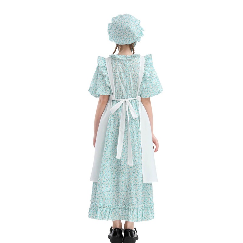Nuoqi Prairie Dress - Disfraz colonial para niñas, disfraz de