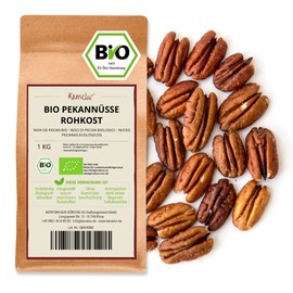 Kamelur Organic Pecan Nuts - 1 kg - Raw Food Quality Pecans Nuts without Additives