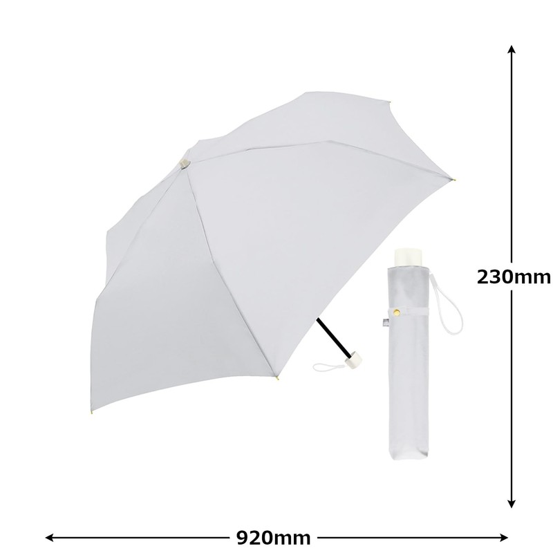 Klux 126603 Parasol Folding Umbrella, 19.7 inches (50 cm), For