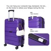Luggage 3 Piece Expandable Suitcase with TSA Lock ABS, Durable