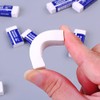 SacJkt 60PCS Eraser, Pencil Erasers Multipack, White Plastic Rubbers Erasers,