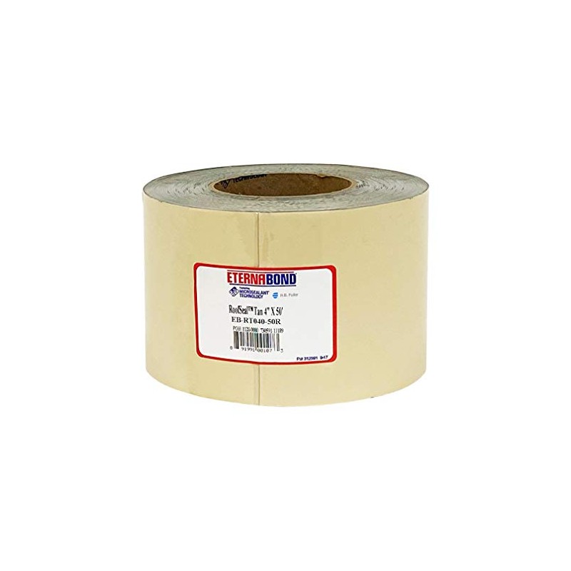 EternaBond RoofSeal Tan 4" x50' MicroSealant UV Stable RV Roof