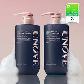 Anob Arnove Deep Damage Repair Shampoo Sweet Breeze 500g + 500g double plan / 어노브 딥 데미지 리페어 샴푸 스윗브리즈 500g +500g 더블 기획