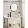 HOIGY Tall Bathroom Faucet Single Hole, Brass Vessel Sink Faucet