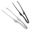 (Black) - Todai 24cm Stainless Steel Non-Slip Yakiniku BBQ Tongs