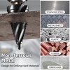 Cobalt M35 Step Drill Bit, TiAlN Coating 4 Spiral Flute