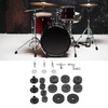 23Pcs Cymbal Felts Sets Stent Tube Clutch Wing Nuts Washer