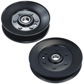 GELASKA 1-633166 Idler Pulley with 1-603805 Idler Pulley Replaces 1 633166, 99-4638 for Toro Z252l, Z253, Z255, Z257, Z286e, Z287l, Z500, Z528, Z557, Z560, Z587l, Z588e Z Master Side Discharge Mowers