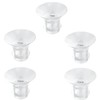 Flange Inserts 13/15/17/19/21mm 5pcs,Suitable for Medela,Spectra 24mm Shields/Flanges,Compatible with Momcozy