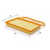 Ufi Filters 30.A42.00 Car Air Filter
