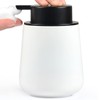 Bosilunlife Foam Soap Dispenser - 12Oz Matte White Ceramic Foaming