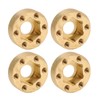 4PCS RC Wheel Hex Hub Adapter 1.9 2.2in Rustproof Widen