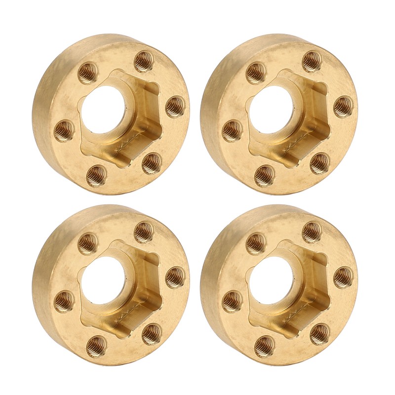 4PCS RC Wheel Hex Hub Adapter 1.9 2.2in Rustproof Widen