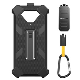 Ulefone Armor X13 Multifunctional Protective Case Original TPU Black Case Armor X13 with Back Clip Carabiner