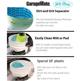 GarageMate Heininger Mitt Slide Dirt and Grit Separator for Car Wash