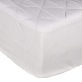 Sleepdown Quilted Fitted Mattress Protector/Pad With Extra Deep Pocket fits up to 30 cm, Double 135 x 190 cm