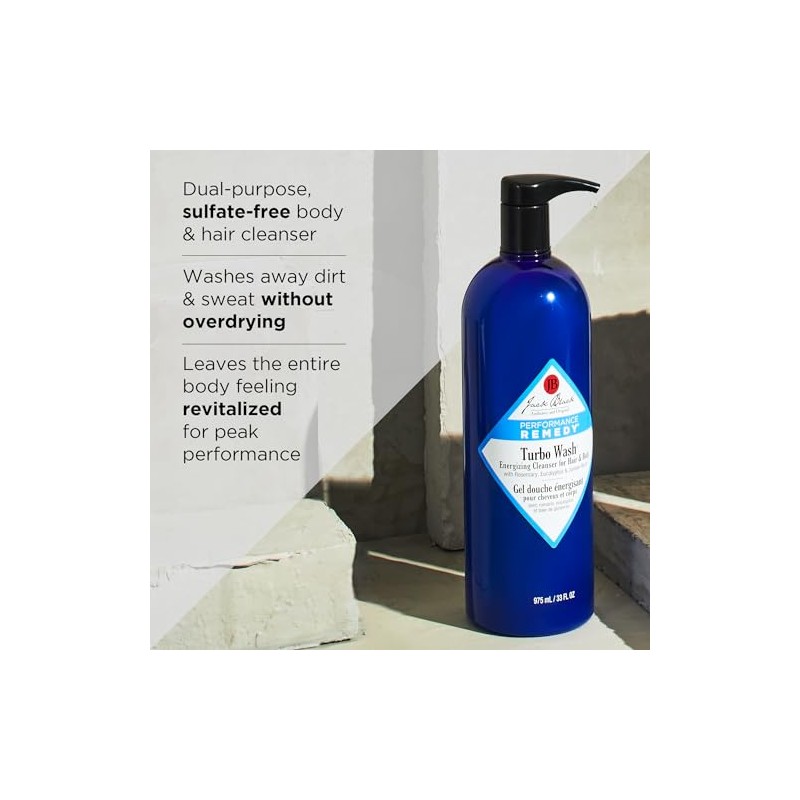 Jack Black Turbo Wash Limpiador Energizante Cuerpo y Cabello 975