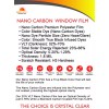 Precision Window Films Nano Carbon Window Film 5% VLT Tint