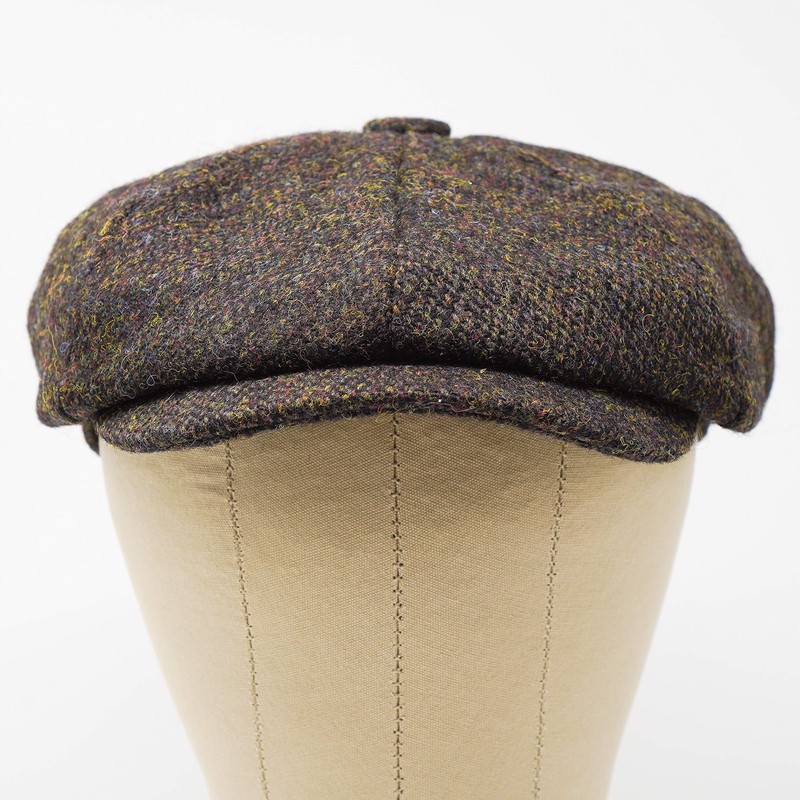 Borges & Scott Lomond Newsboy Flat Cap, Harris Tweed, 100%