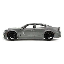 Miniatura Jada Grey del Dodge Charger Srt '21 Rápido y Furioso 1:24