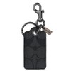 Coach Key Fob Signature CF131 WQBO4G QB/Charcoal Key Chain, charcoal