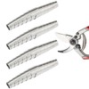 QEQSHQO 4 x Replacement Spring for Secateurs, Stainless Steel, Garden
