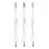 IVON Cuticle Trimmer with Pusher, 3pcs Rubber Tip Cuticle Tool