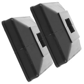 GARVALON Pack of 2 Crash Barrier Plastic Floor Cover Corridors Post Cap Vinyl Fence Parts Fence Post End Pieces Deck Post Caps Decorative Post Caps Lamp Post Cap