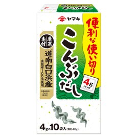 Yamaki Konbu Dashi from Honan Shiraguchi Hama, 1.4 oz (40 g) x 10 Packs