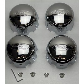 Eagle Alloys Chrome 6 Lug Wheel Center Cap (4 PACK) W/Screws 3139